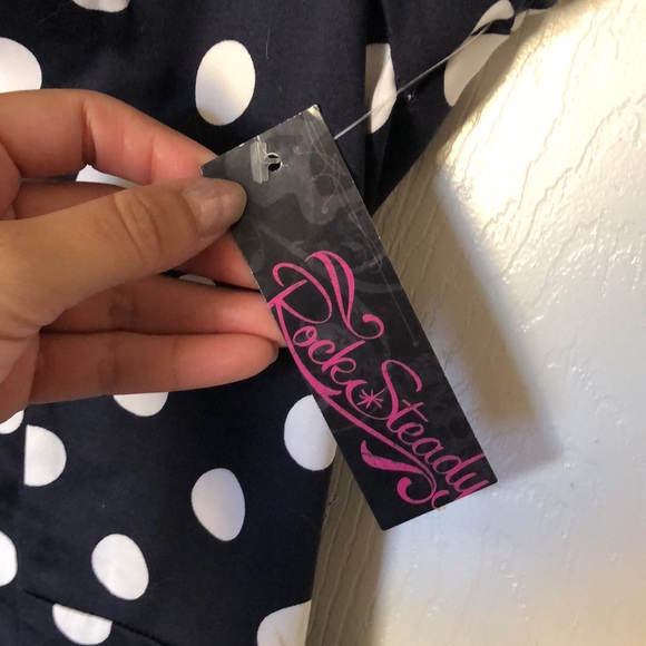 Rocksteady cap sleeve retro dress - Picture 7 of 8